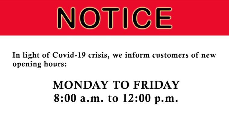 Opening Hours